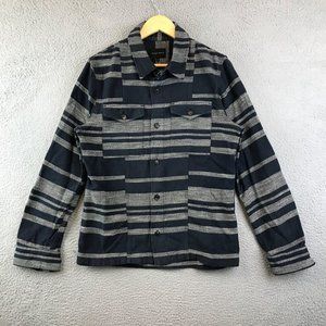 Wings + Horn Mens S Button‎ Down Shirt Long Sleeve Flannel